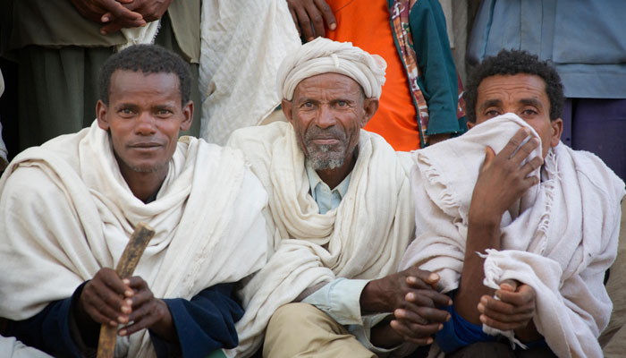 three African men